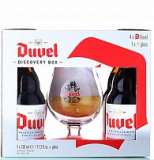 lhev DUVEL Gift Set Speciaalbier (4x33 cl) + sklenice