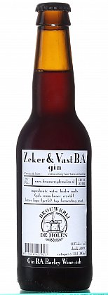 lhev zDE MOLEN Zeker & Vast Barley Wine Gin BA