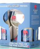 lhev DELIRIUM Tremens Box (4x33 cl) + sklenice